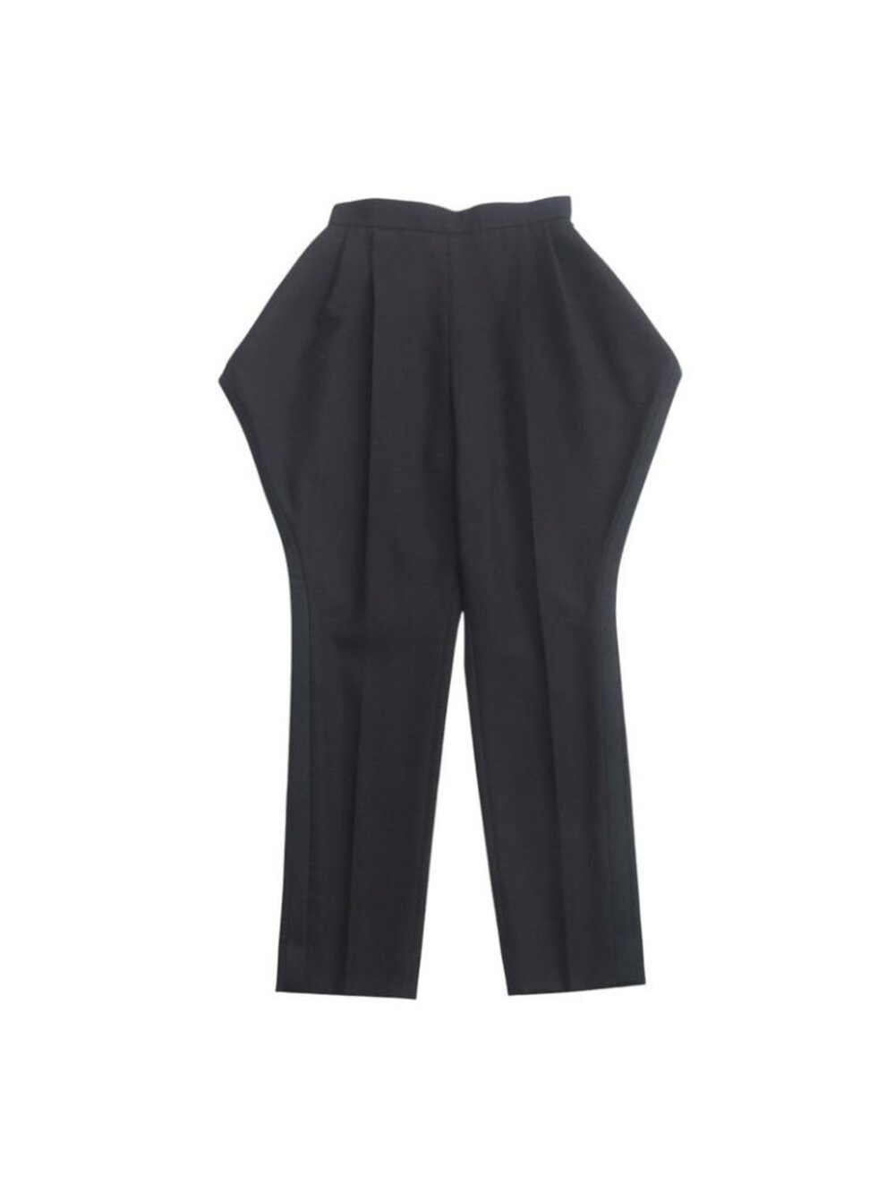 Celine Pants Size 36 Eddy Period Zwarb Tuck Center Press Sideline